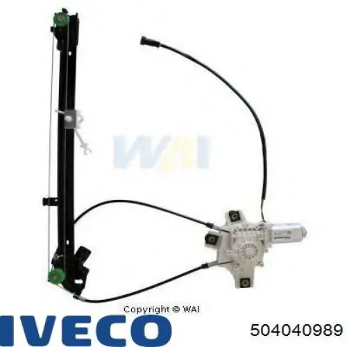 504040989 Iveco Механизм стеклоподъемника передней левой двери