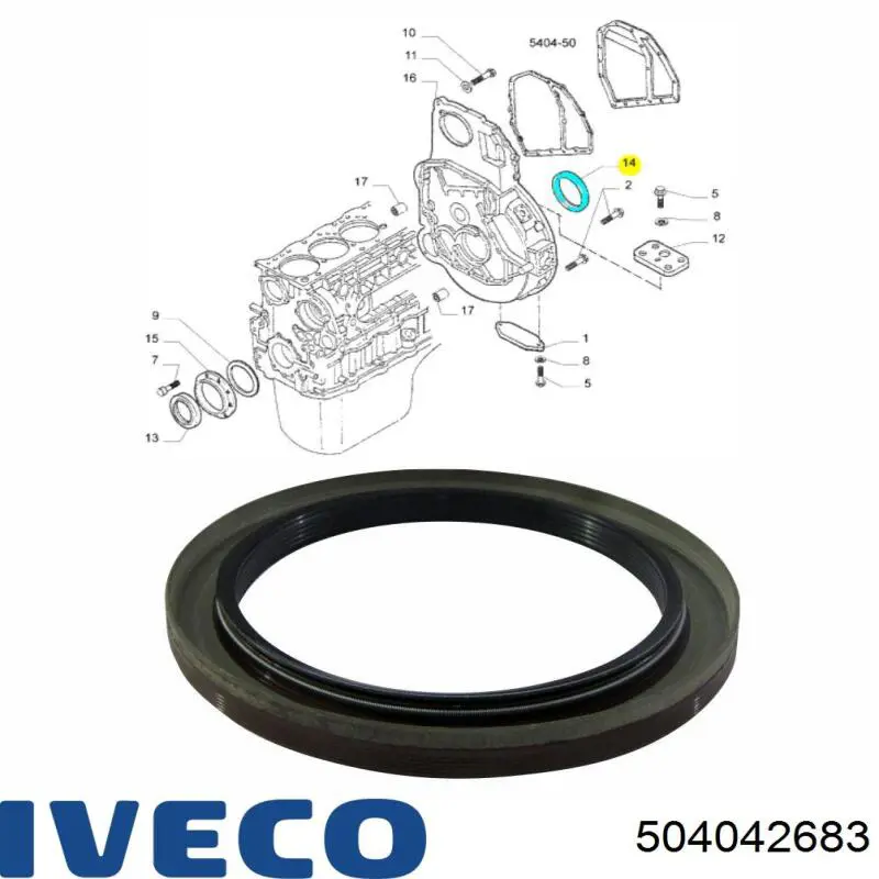 Сальник коленвала задний Elring 381260 цена, от 61.23 USD