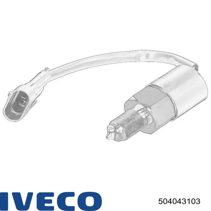 504043103 Iveco Датчик индикатора лампы раздатки блокировки дифференциала