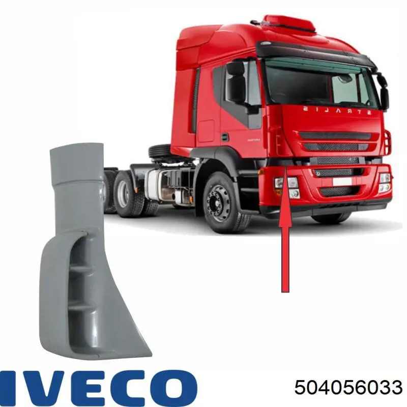 530160 Covind Дефлектор кабины (TRUCK)