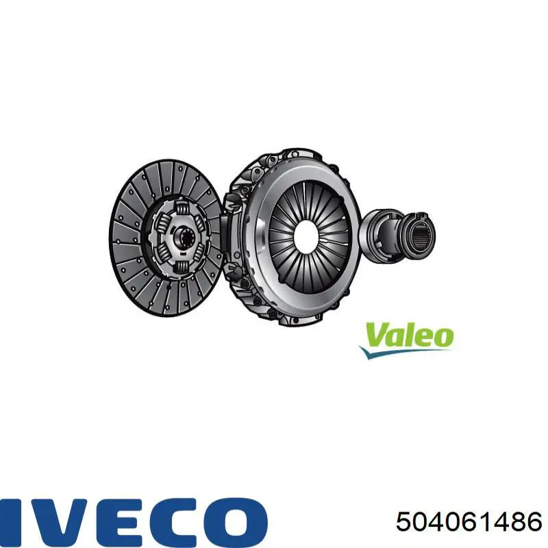 Диск сцепления Iveco 504061486 цена, от 109.89 USD
