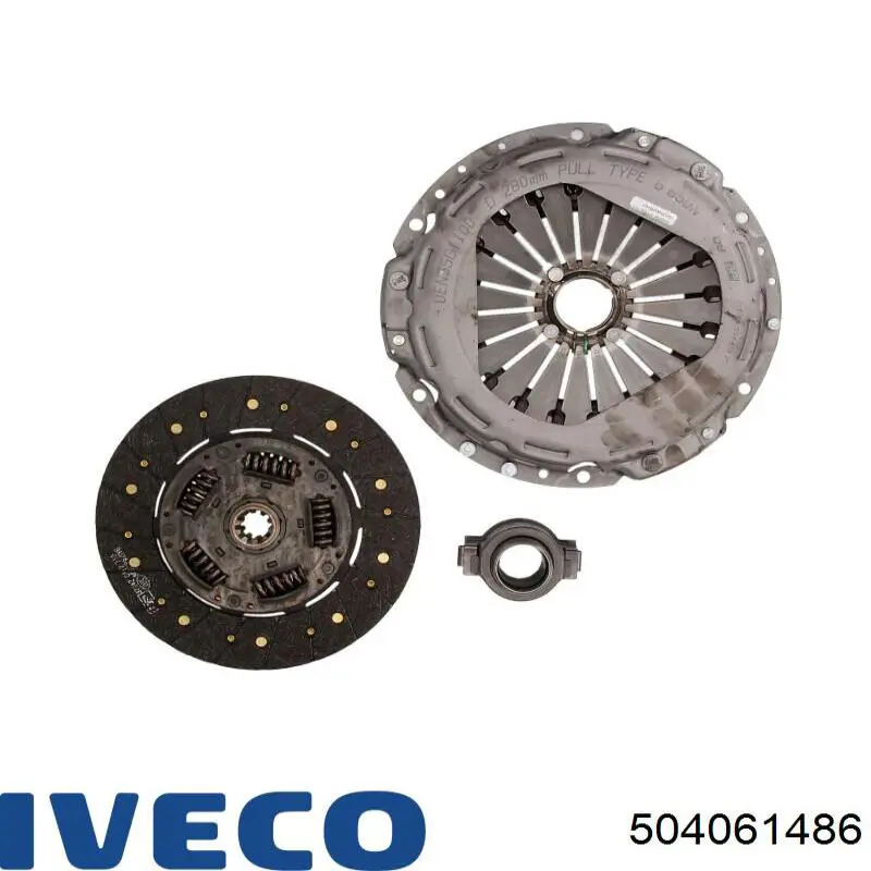 504061486 Iveco Диск сцепления ведомый