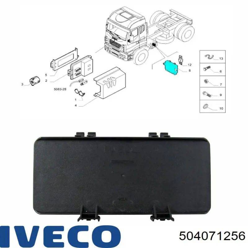 Блок предохранителей 504071256 Iveco