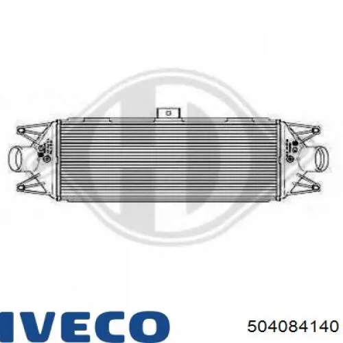 Интеркулер 504084140 Iveco