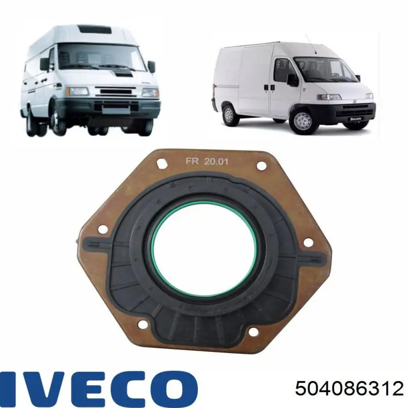 Сальник коленчатого вала Iveco 504086312 цена, от 29.20 USD