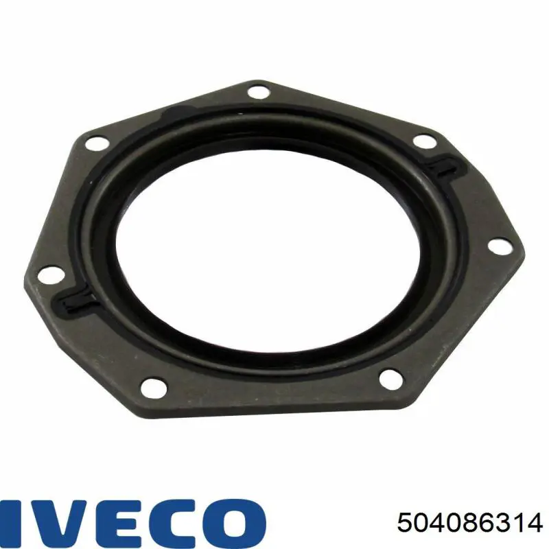 Купить 0504086314 Fiat/Alfa/Lancia Сальник коленвала задний