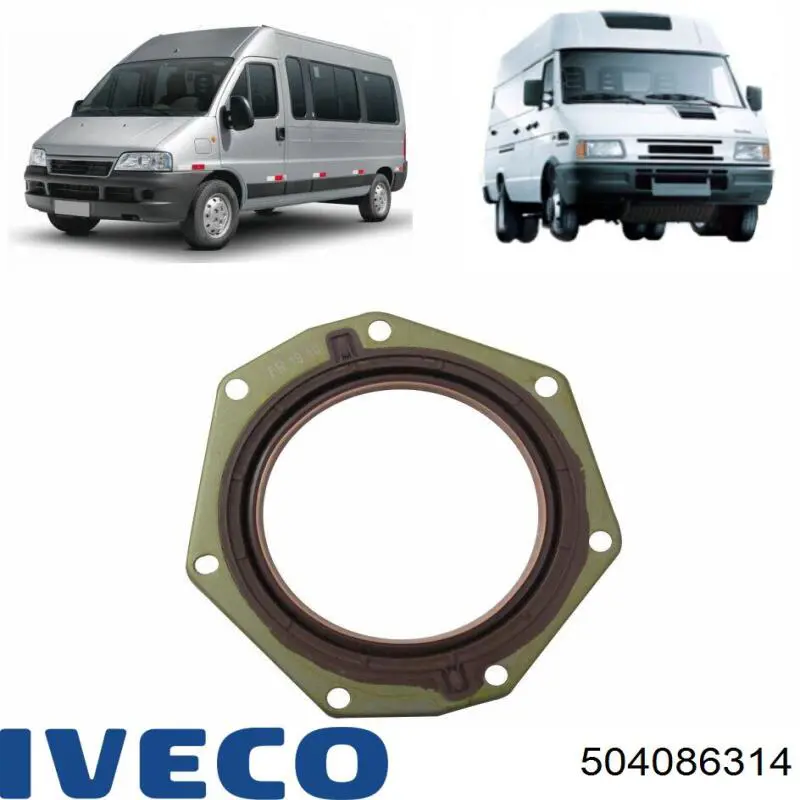 Сальник коленвала задний Fiat/Alfa/Lancia 0504086314 цена, от 26.19 USD