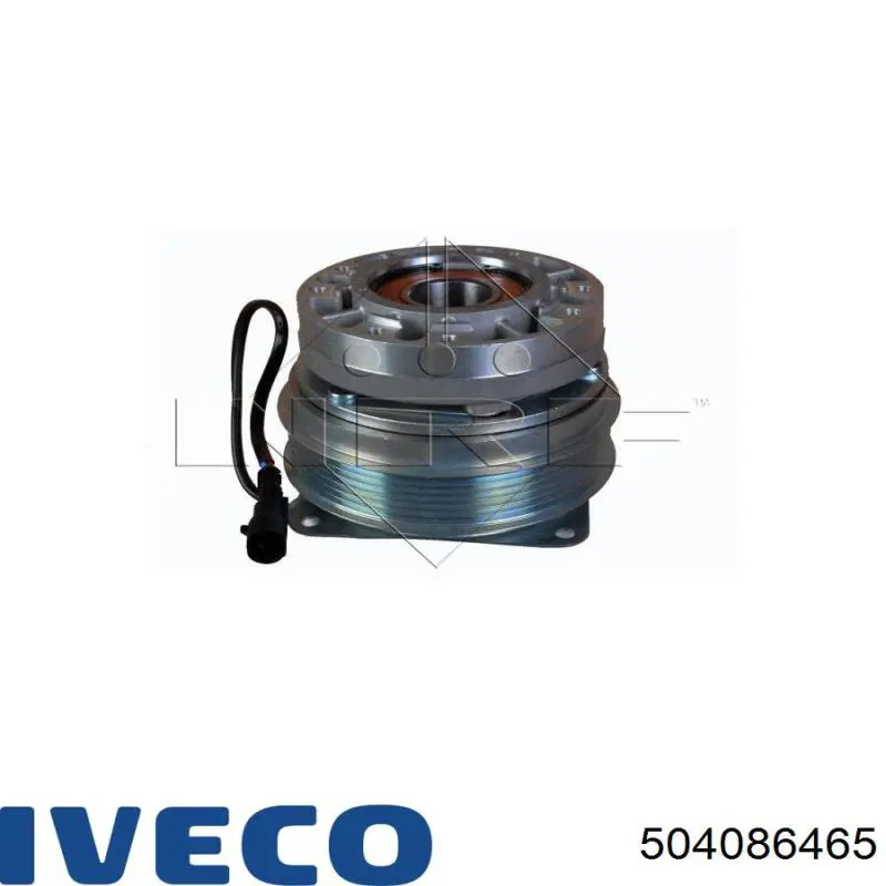 504086465 Iveco acoplamento viscoso de ventilador de esfriamento