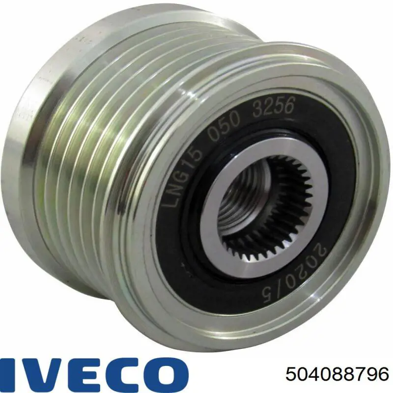 Шкив генератора 504088796 Iveco