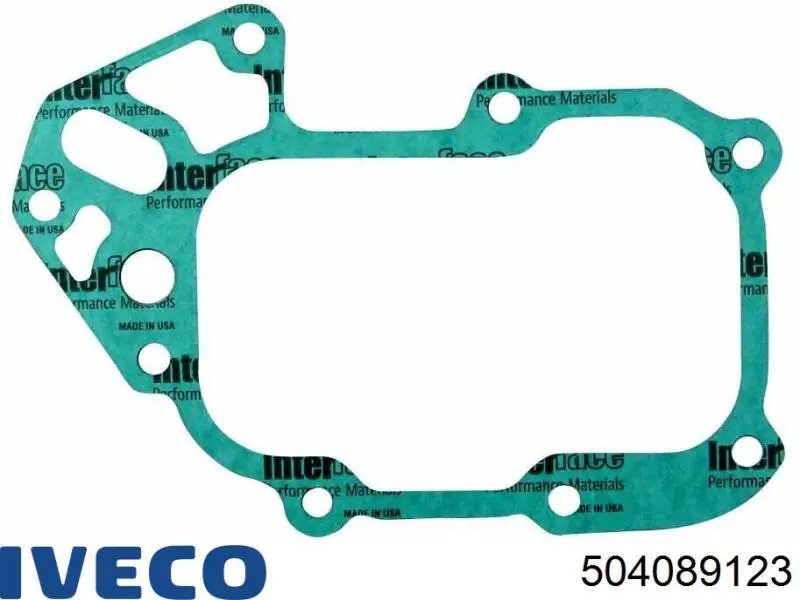 Прокладка радиатора масляного 504089123 Iveco