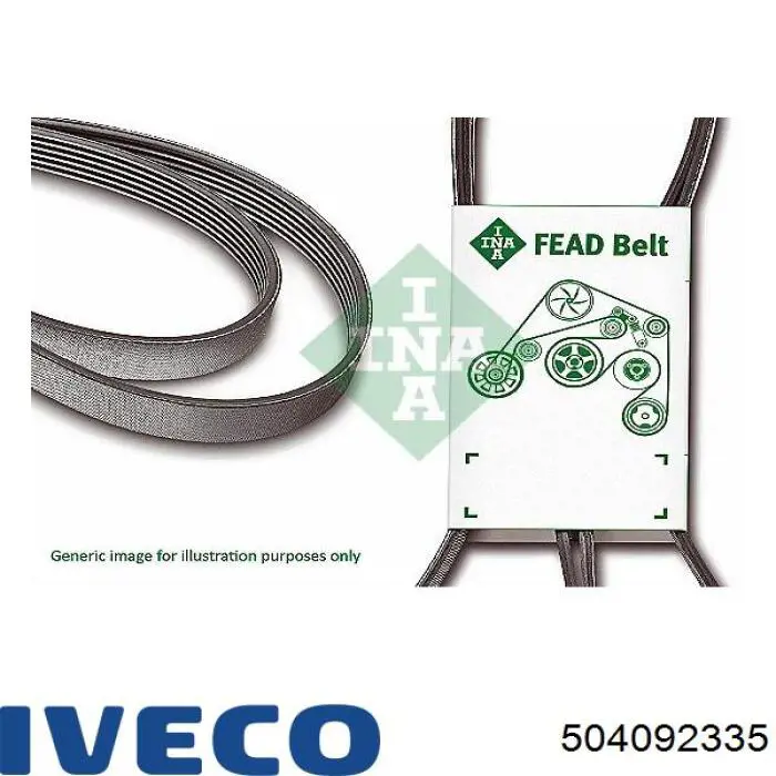 Купить 504092335 Iveco Ремень генератора