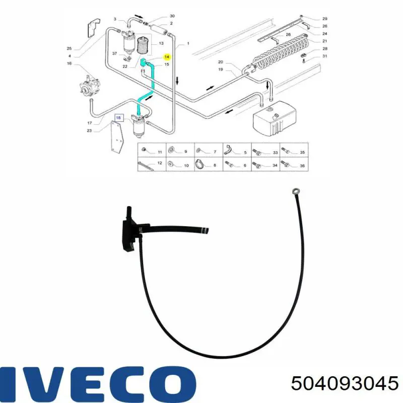  504093045 Iveco