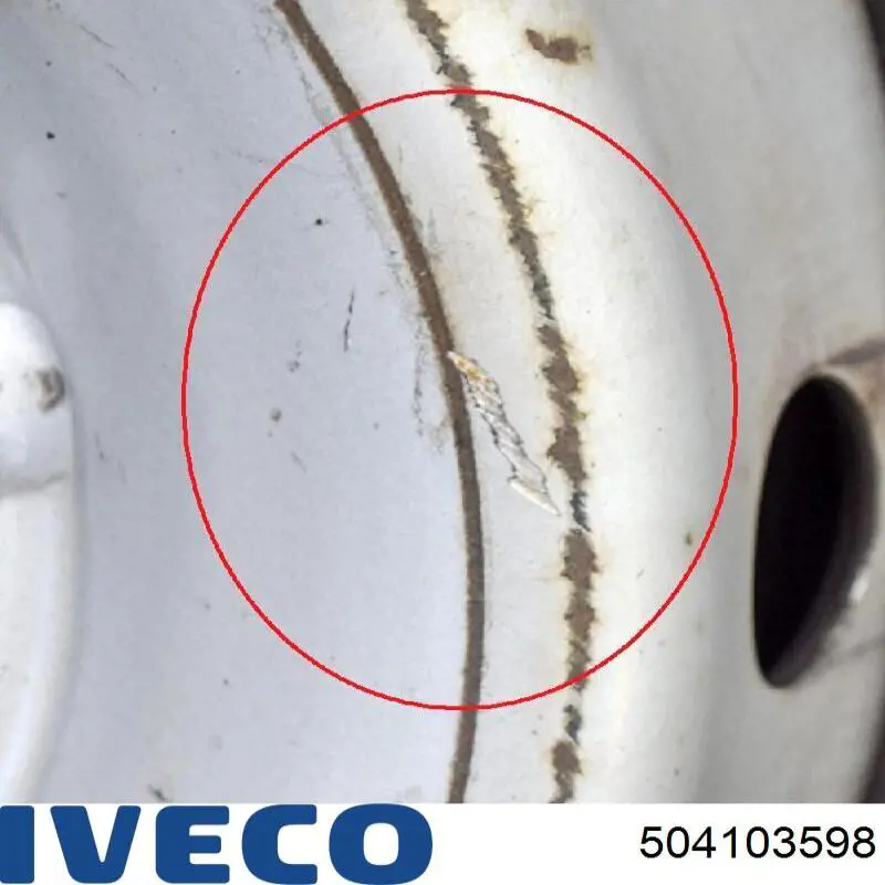 504103598 Iveco Диски колесные стальные (штампованные)