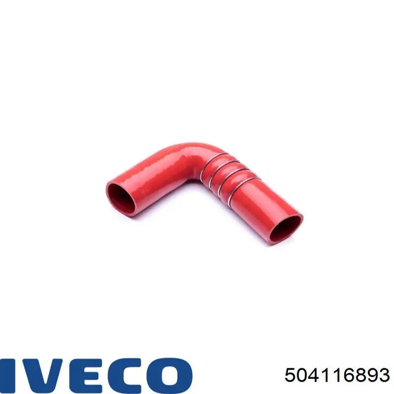 504116893 Iveco шланг (патрубок интеркуллера верхний правый)