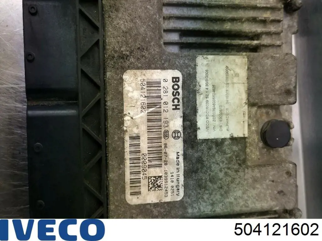 ЭБУ двигателем Iveco 504121602 цена, от 90.76 USD