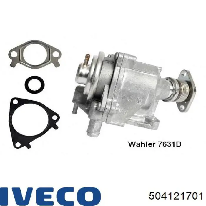 Клапан EGR, рециркуляції газів 504121701 Iveco