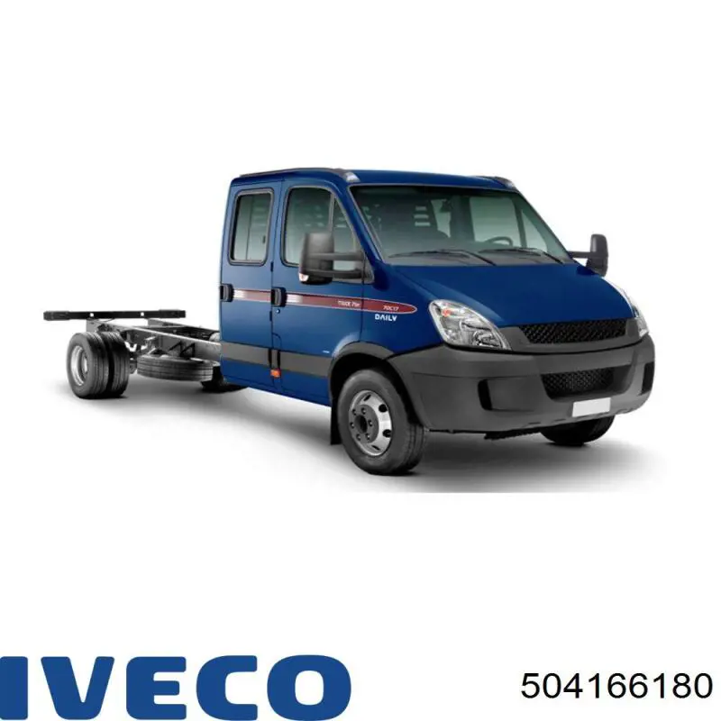 Гайка ступицы передней Iveco 504166180