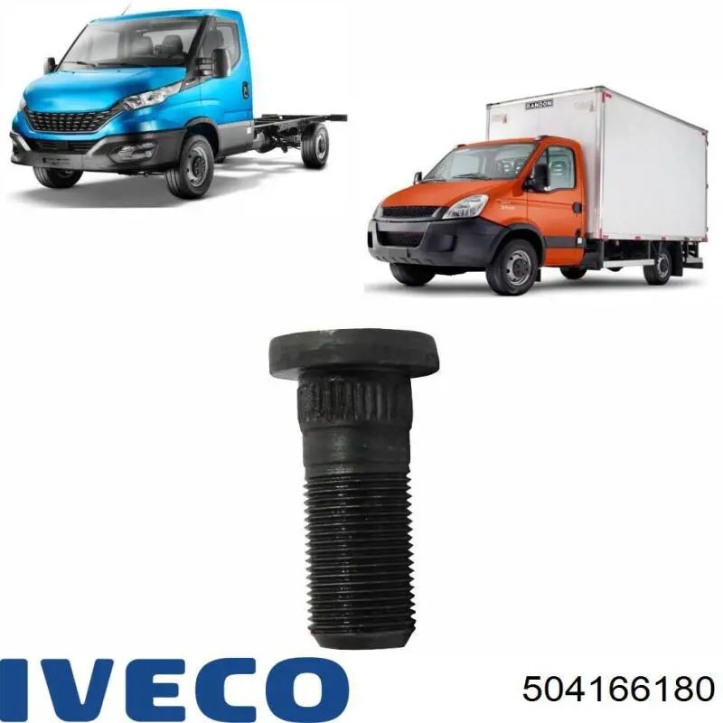 Купить 504166180 Iveco Гайка передней ступицы