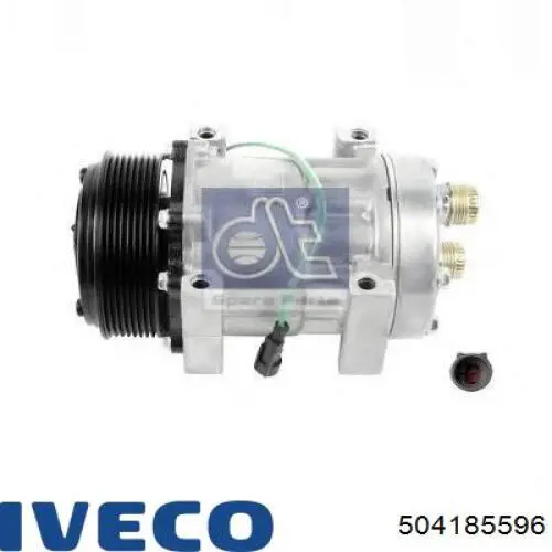 Компрессор кондиционера 504185596 Iveco