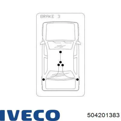 Купить 504201383 Iveco Тормоз стояночный