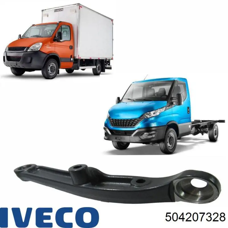 504207328 Iveco Рычаг передней подвески нижний левый