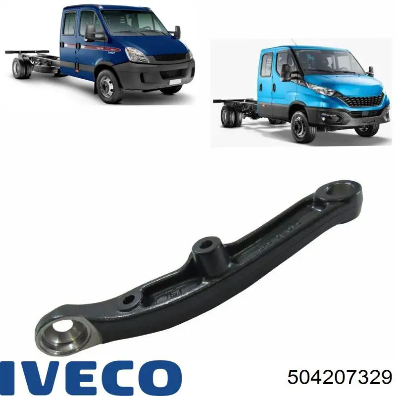 504207329 Iveco Рычаг передней подвески нижний, правый