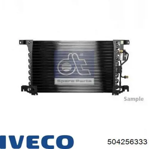 504256333 Iveco radiador de aparelho de ar condicionado