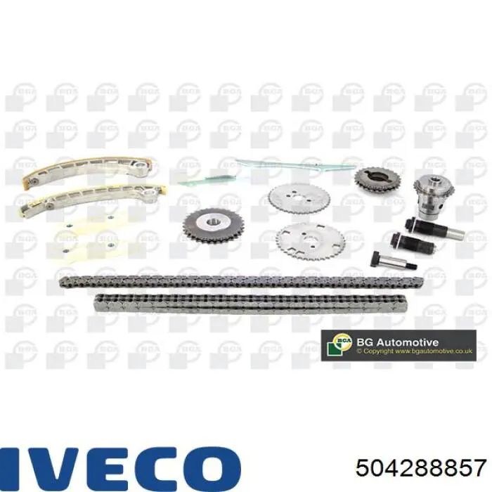 504288857 Iveco cadeia do mecanismo de distribuição de gás, kit