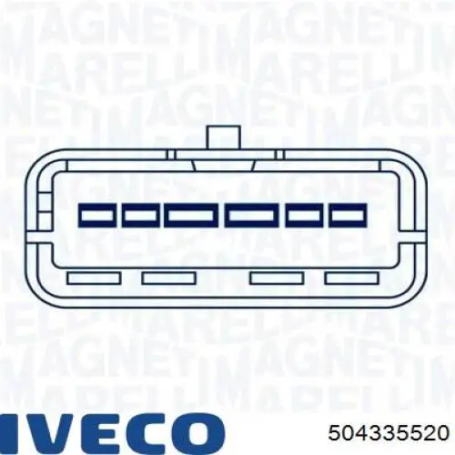 Механизм стеклоподъемника двери передней левой 504335520 Iveco