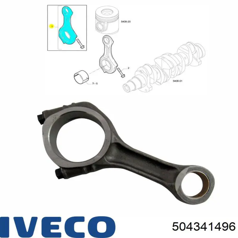 Шатун поршня двигателя 95FI006ST STS