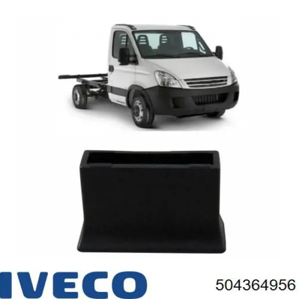 Купить 504364956 Iveco Уплотнитель двери передней левой (на двери)