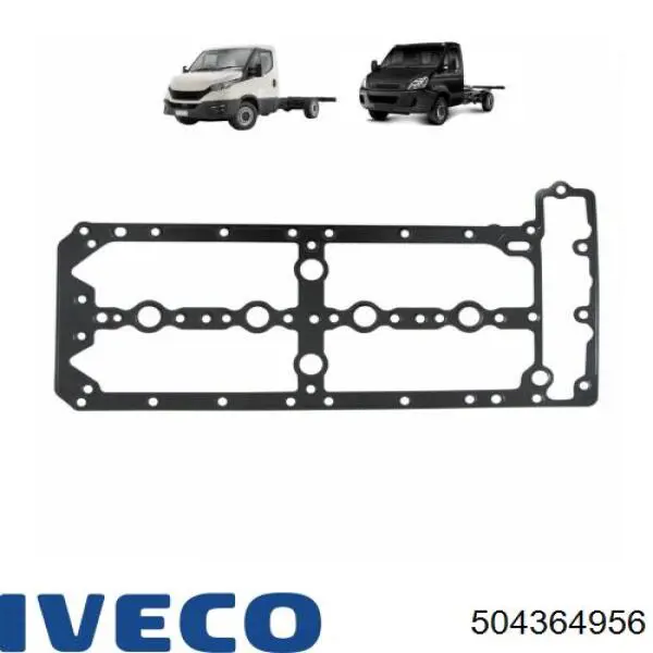 Уплотнитель двери передней левой (на двери) 504364956 Iveco