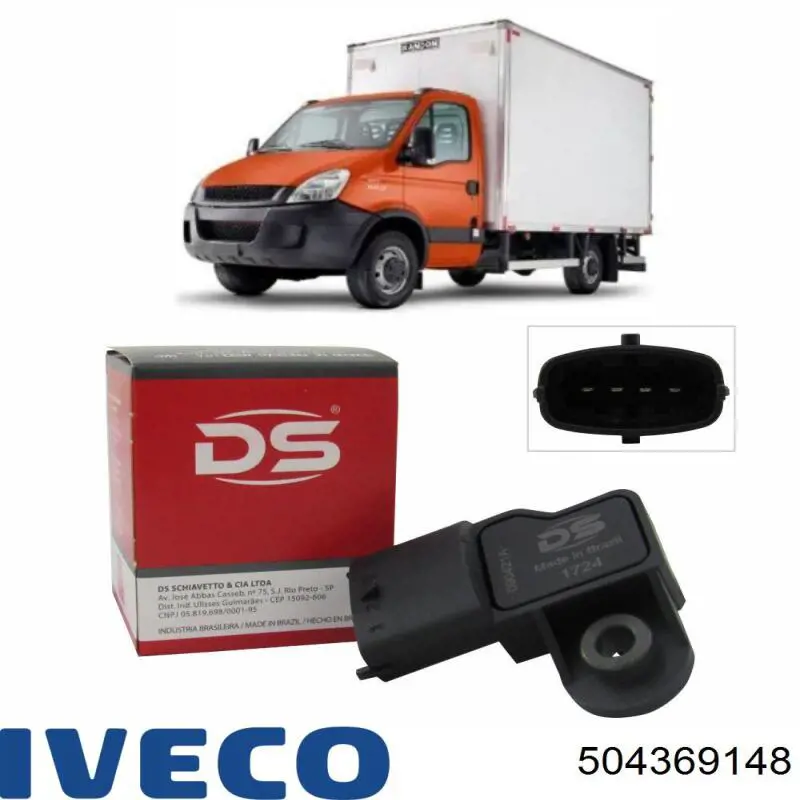 504369148 Iveco Датчик давления воздуха