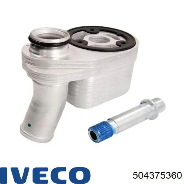 Радиатор масляный (холодильник), под фильтром Iveco 504375360 цена, от 53.04 USD
