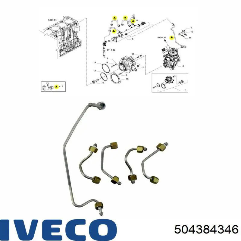 504384346 Peugeot/Citroen Трубка топливная 