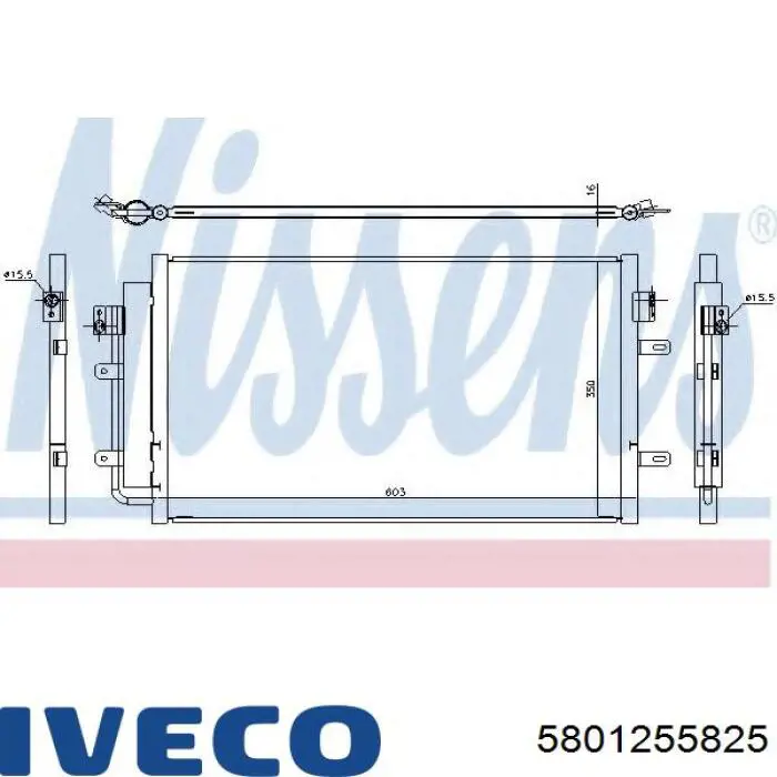 5801255825 Iveco Конденсатор