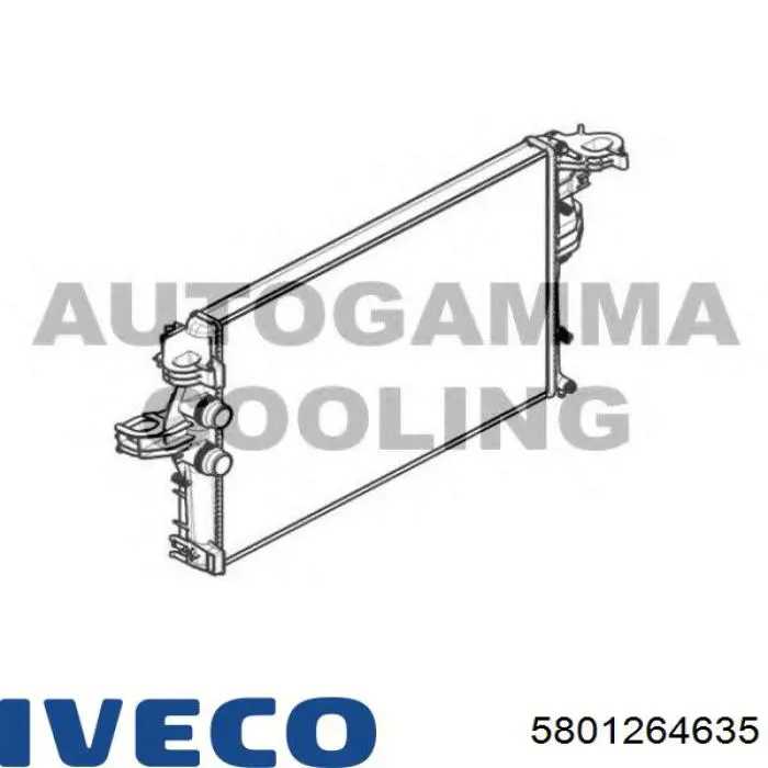 Купить 5801264635 Iveco Радиатор водяной
