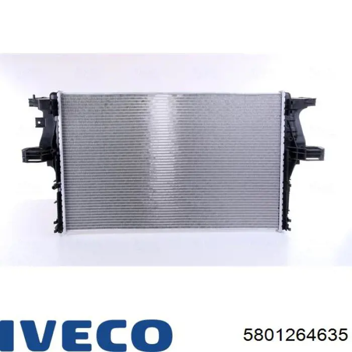 5801264635 Iveco radiador de esfriamento de motor