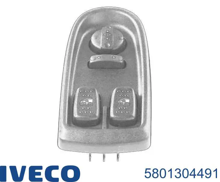 Центральная кнопка подъемника стёкол Iveco 5801304491 цена, от 25.68 USD
