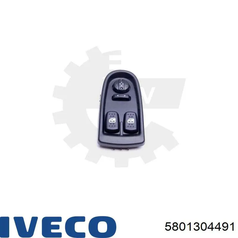 Кнопка включения мотора стеклоподъемника передняя левая 5801304491 Iveco