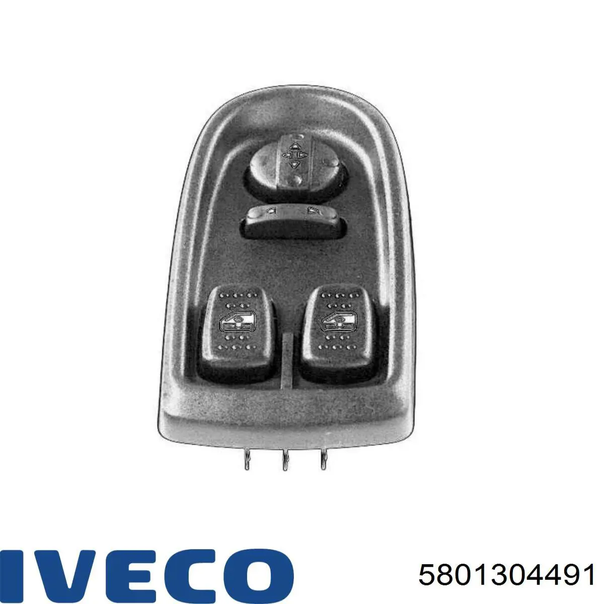Купить 5801304491 Iveco Кнопка включения мотора стеклоподъемника передняя левая