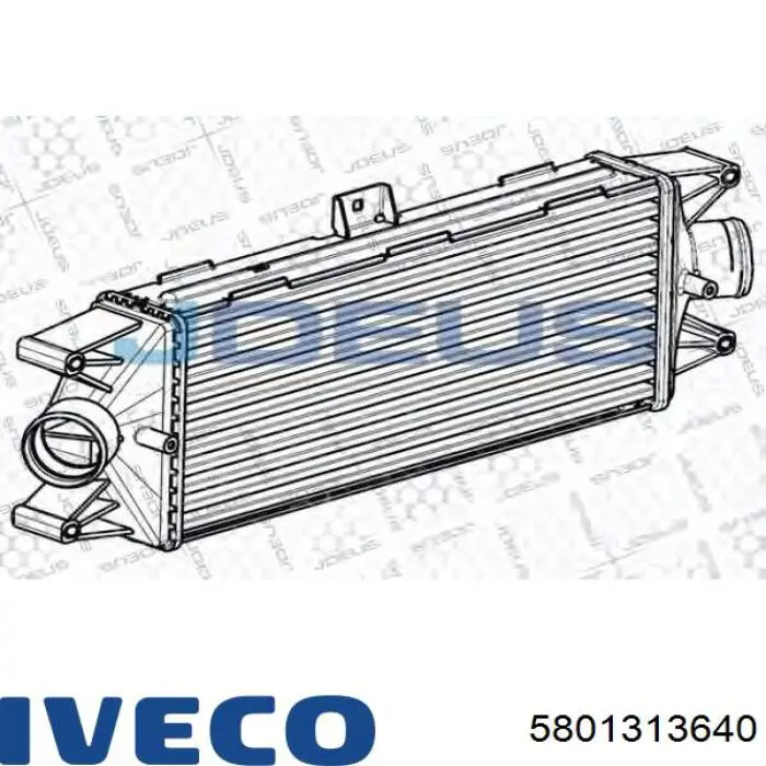 Интеркулер 5801313640 Iveco
