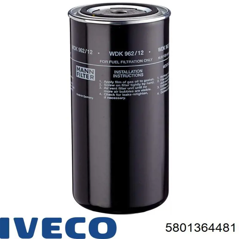 Купить 5801364481 Iveco Фильтр-отстойник топлива грубой очистки
