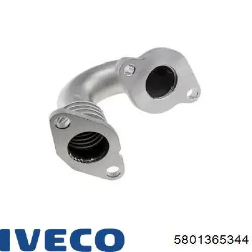 Патрубок системы рециркуляции отработавших газов EGR 5801365344 Iveco