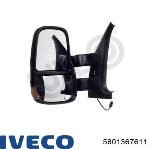 Левое боковое зеркало 5801367611 Iveco