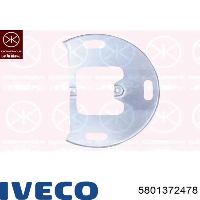 Защита тормозного диска переднего IVECO 5801372478