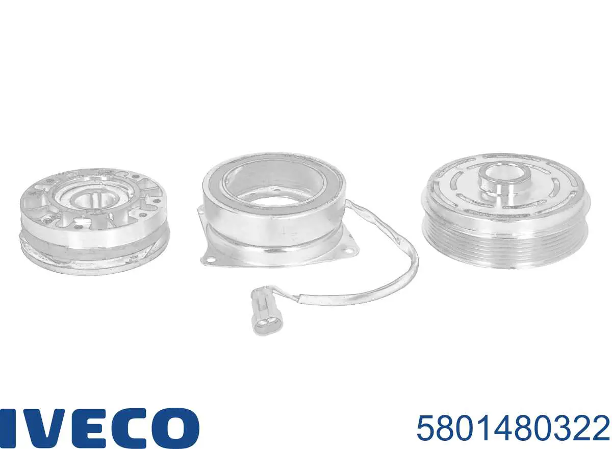 5801480322 Iveco acoplamento viscoso de ventilador de esfriamento