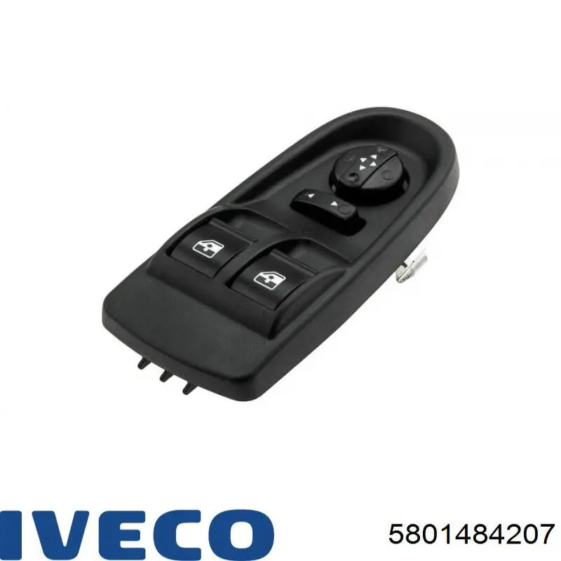 Кнопочный блок управления стеклоподъемником передний левый Iveco 5801484207 цена, от 32.39 USD