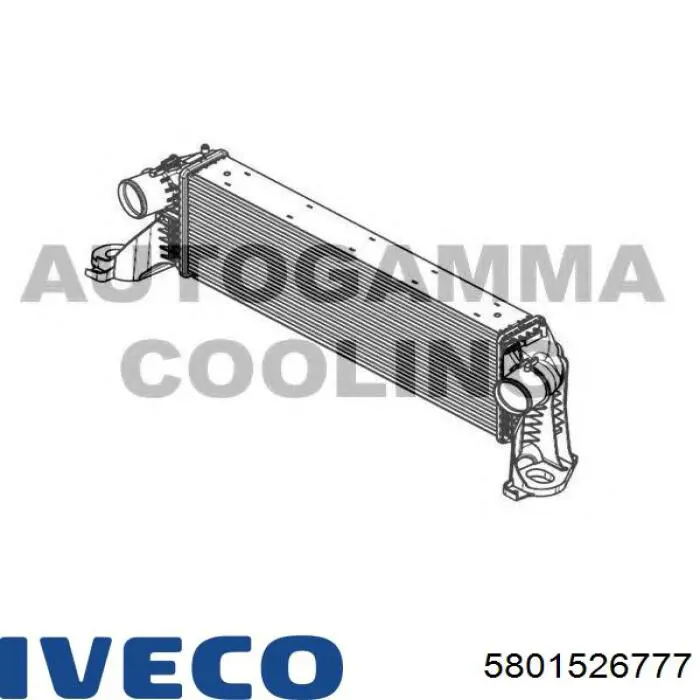 Интеркулер 5801526777 Iveco