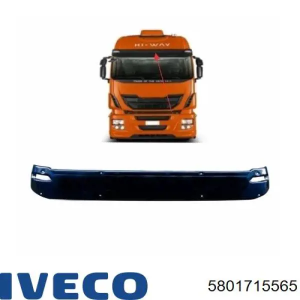 Солнцезащитный козырек 5801715565 Iveco